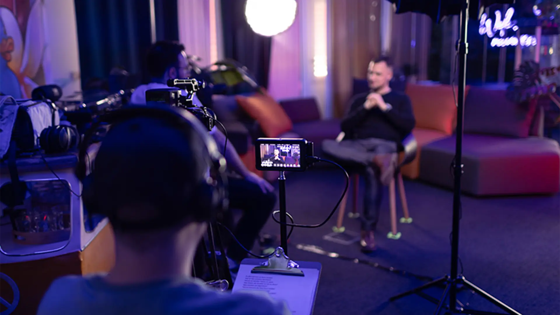 RAVO Media Team bei der Arbeit