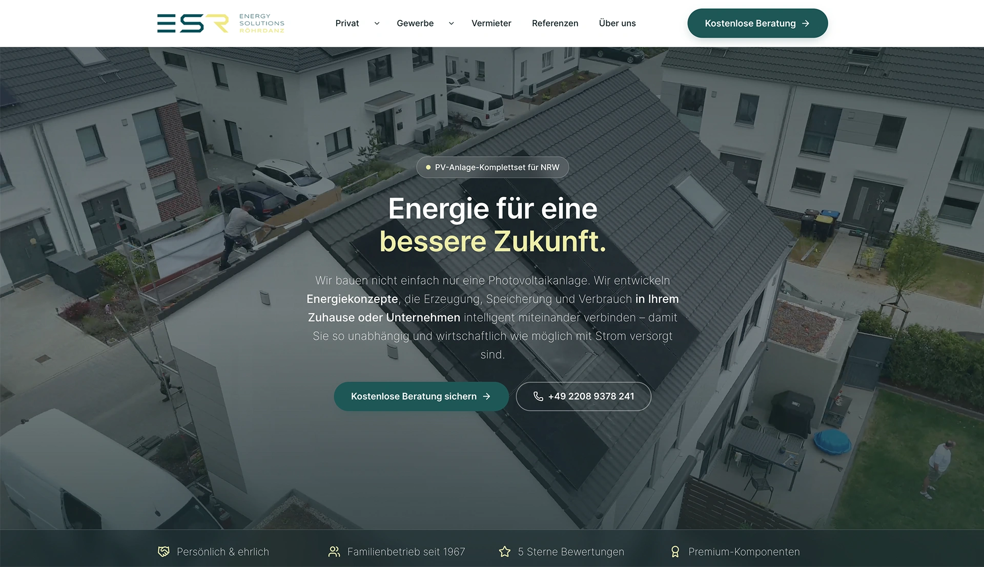 Energy Solutions Röhrdanz Website