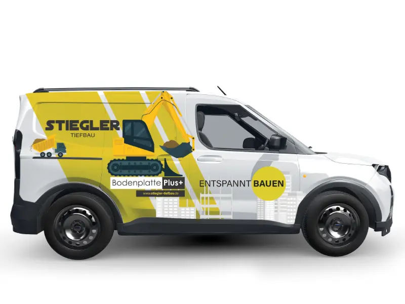 Stiegler Tiefbau – Fahrzeugdesigns